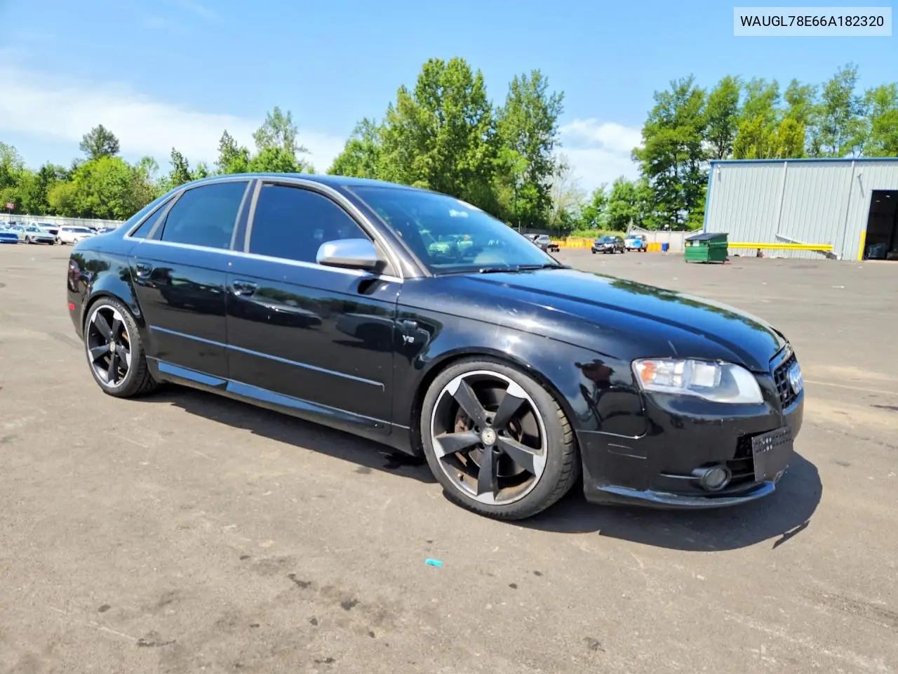 2006 Audi S4 Quattro VIN: WAUGL78E66A182320 Lot: 55558286