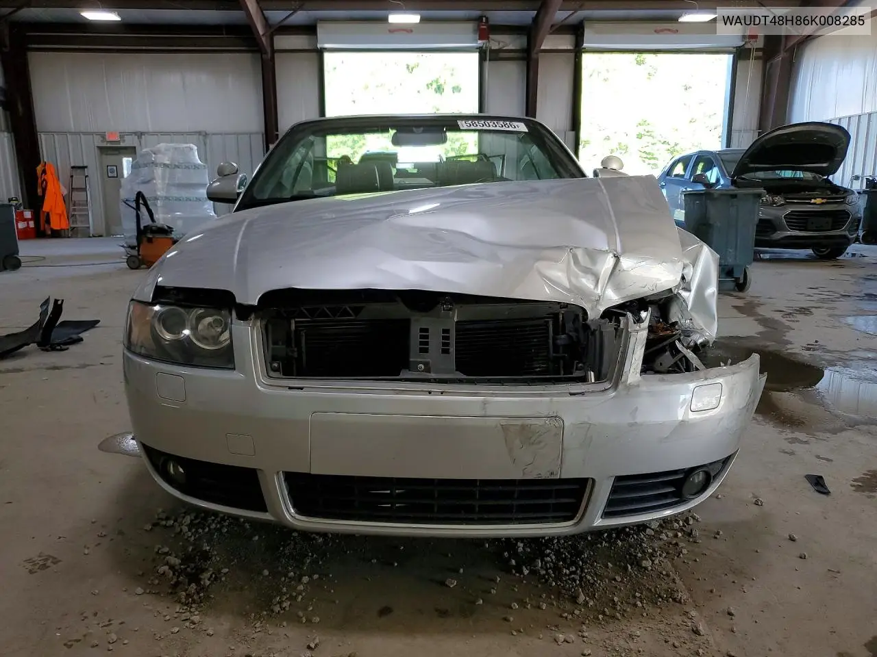 2006 Audi A4 Quattro VIN: WAUDT48H86K008285 Lot: 58503586