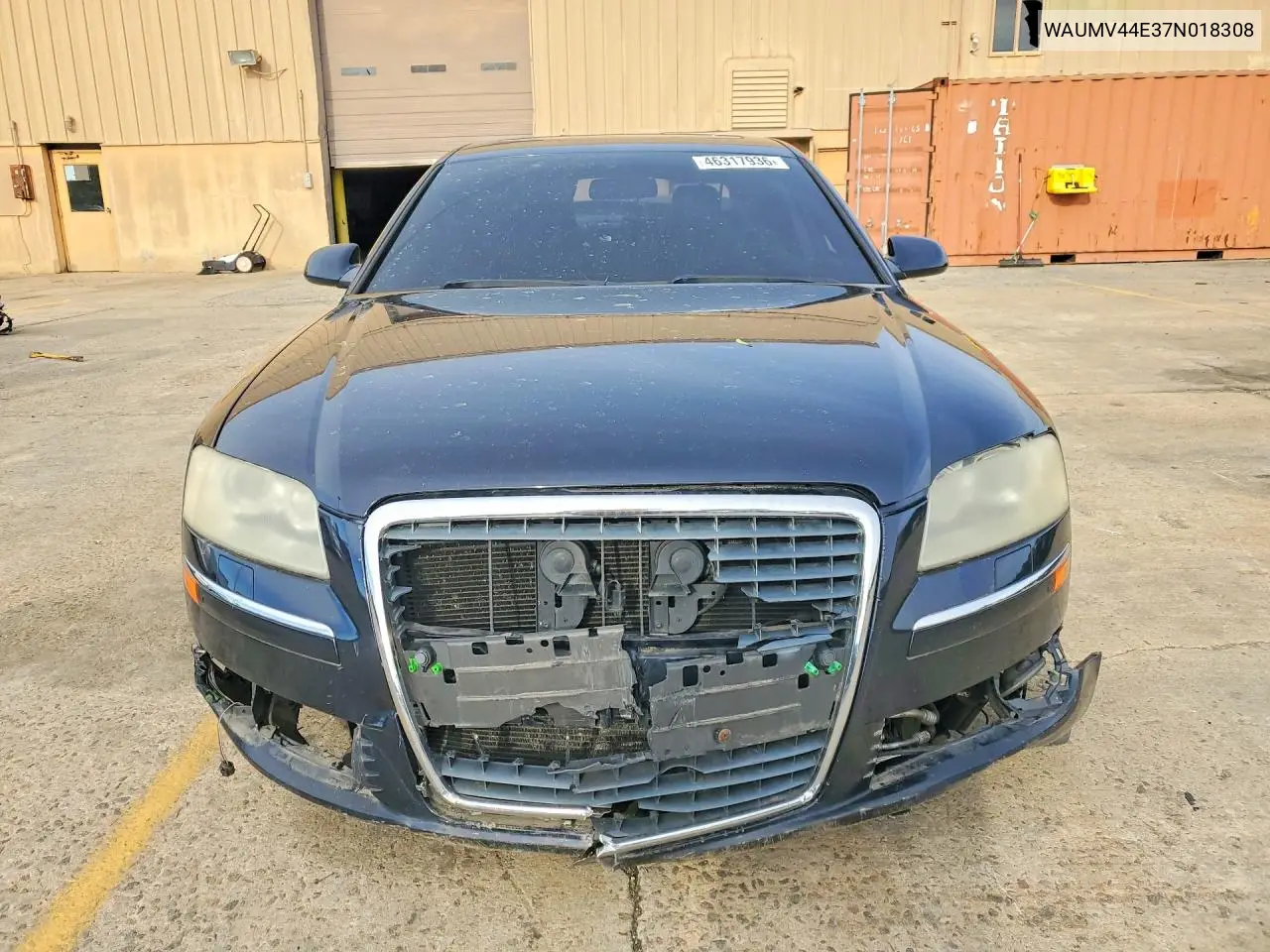 2007 Audi A8 L Quattro VIN: WAUMV44E37N018308 Lot: 46317936