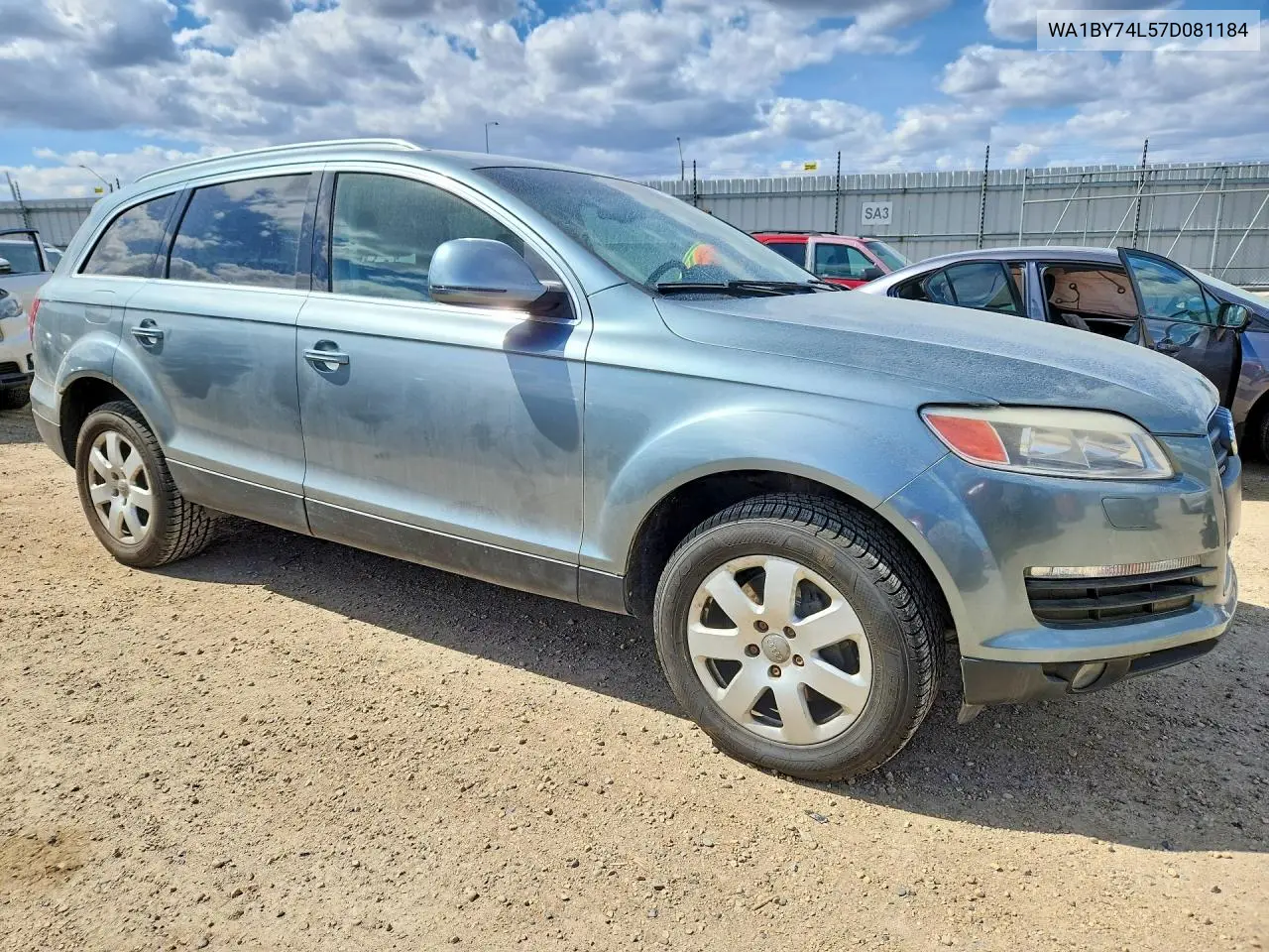 2007 Audi Q7 3.6 Quattro Premium VIN: WA1BY74L57D081184 Lot: 52564766