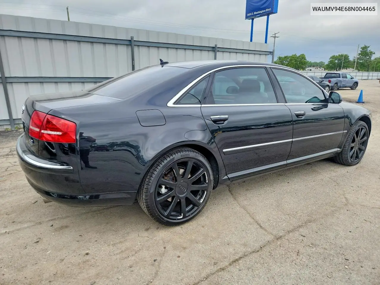 2008 Audi A8 L Quattro VIN: WAUMV94E68N004465 Lot: 54147976