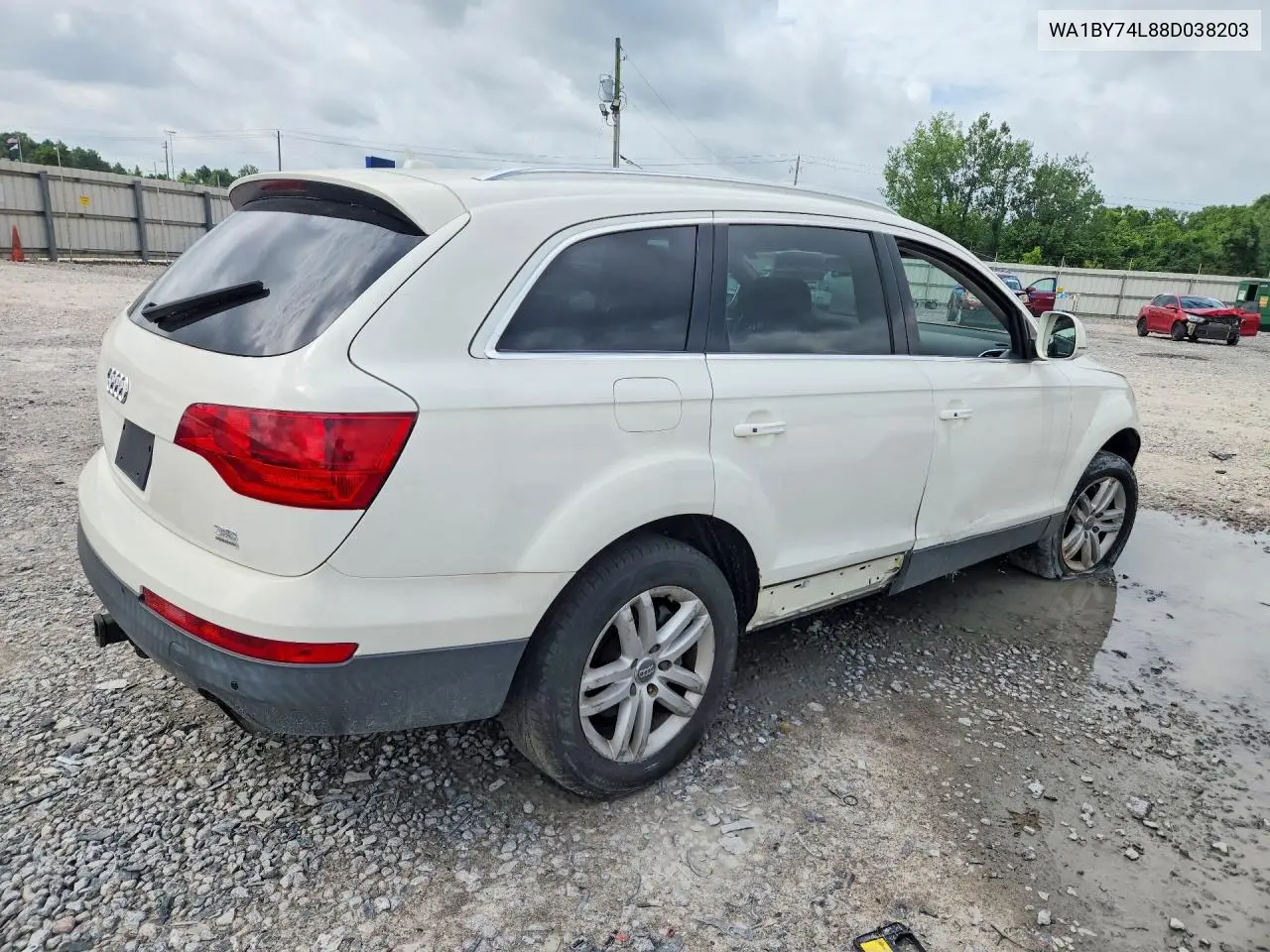 2008 Audi Q7 3.6 Quattro Premium VIN: WA1BY74L88D038203 Lot: 58094036
