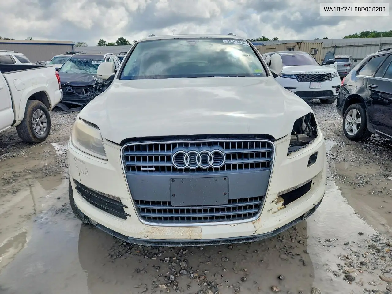 2008 Audi Q7 3.6 Quattro Premium VIN: WA1BY74L88D038203 Lot: 58094036
