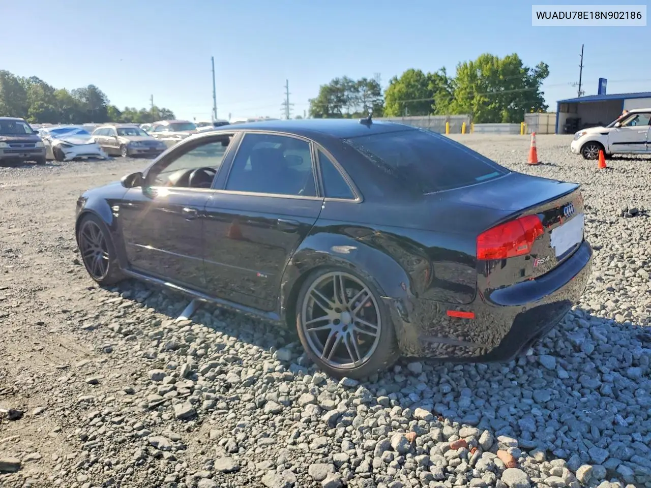 2008 Audi Rs4 Quattro VIN: WUADU78E18N902186 Lot: 58152616
