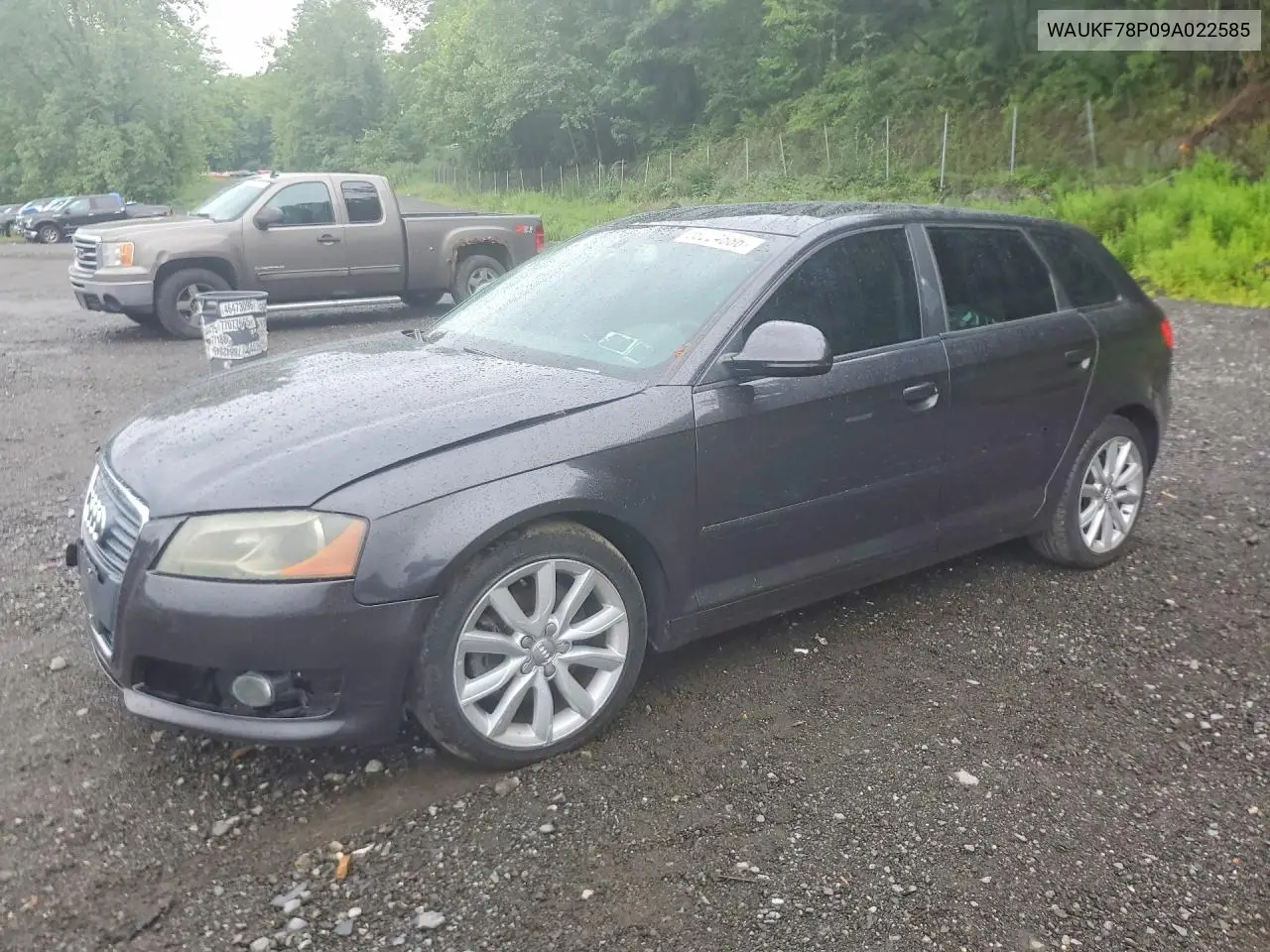 2009 Audi A3 2.0T Quattro VIN: WAUKF78P09A022585 Lot: 58224886