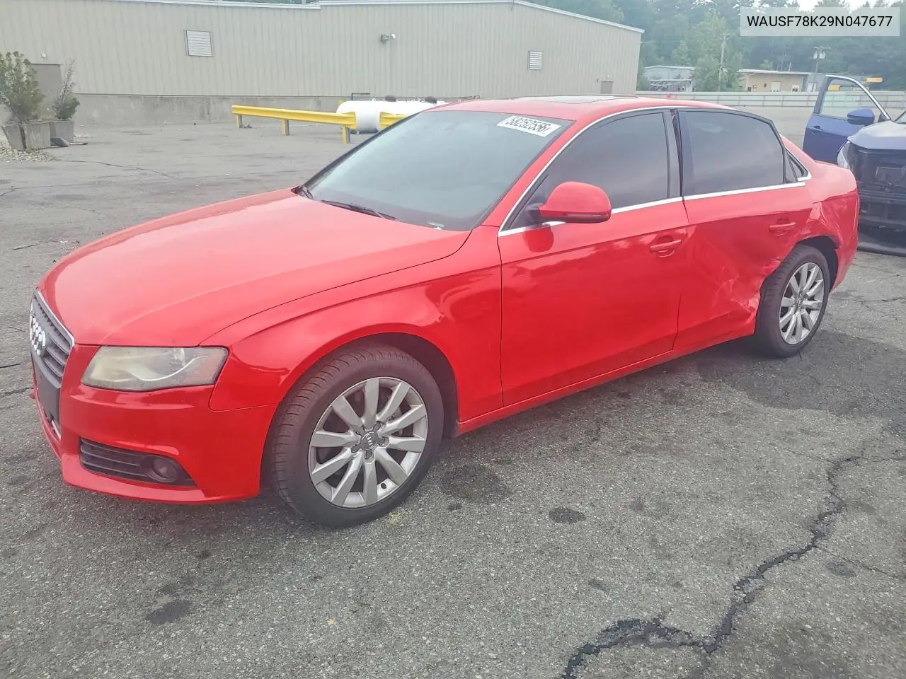 2009 Audi A4 Premium Plus VIN: WAUSF78K29N047677 Lot: 58252556