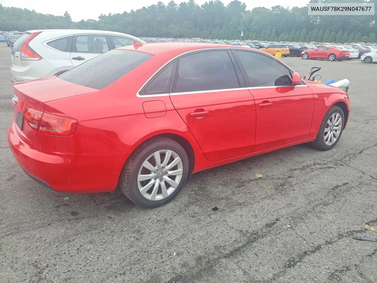 2009 Audi A4 Premium Plus VIN: WAUSF78K29N047677 Lot: 58252556