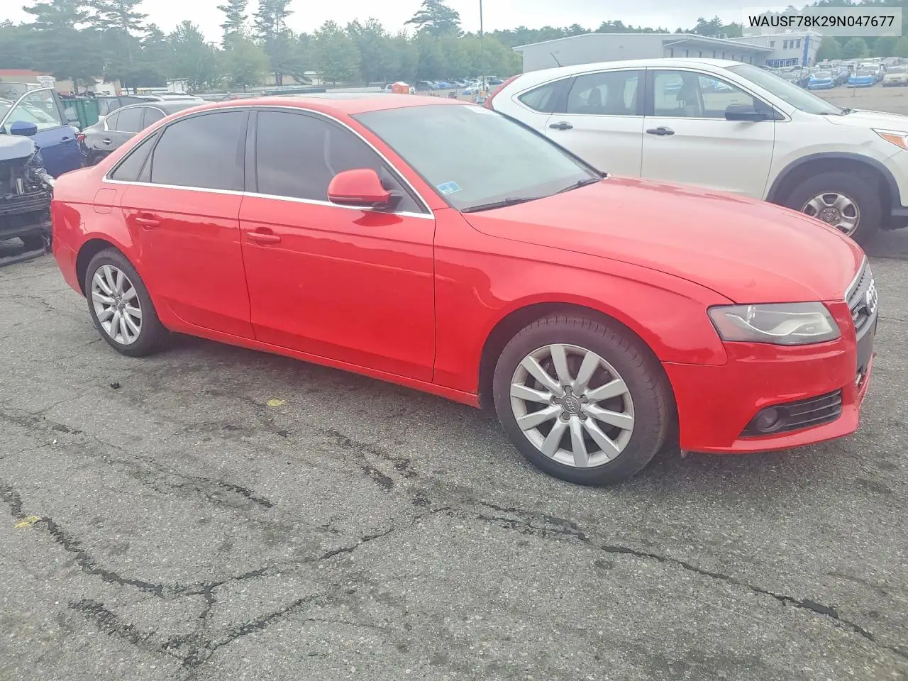 2009 Audi A4 Premium Plus VIN: WAUSF78K29N047677 Lot: 58252556