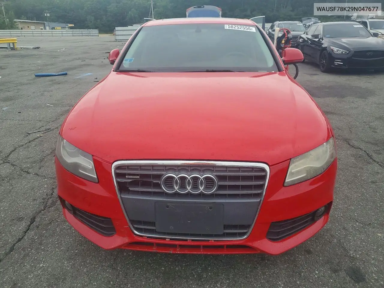 2009 Audi A4 Premium Plus VIN: WAUSF78K29N047677 Lot: 58252556