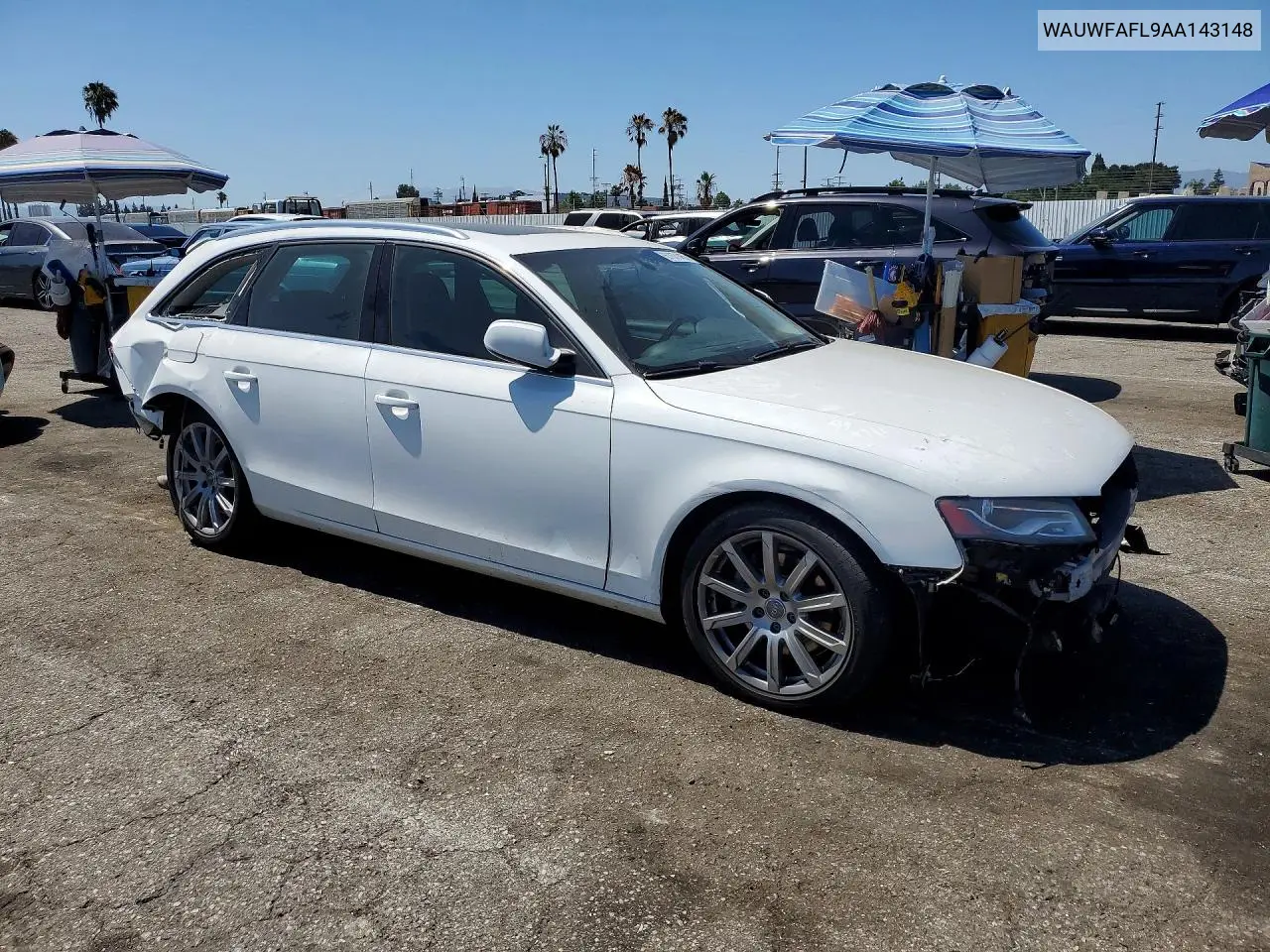 2010 Audi A4 Premium Plus VIN: WAUWFAFL9AA143148 Lot: 57074456