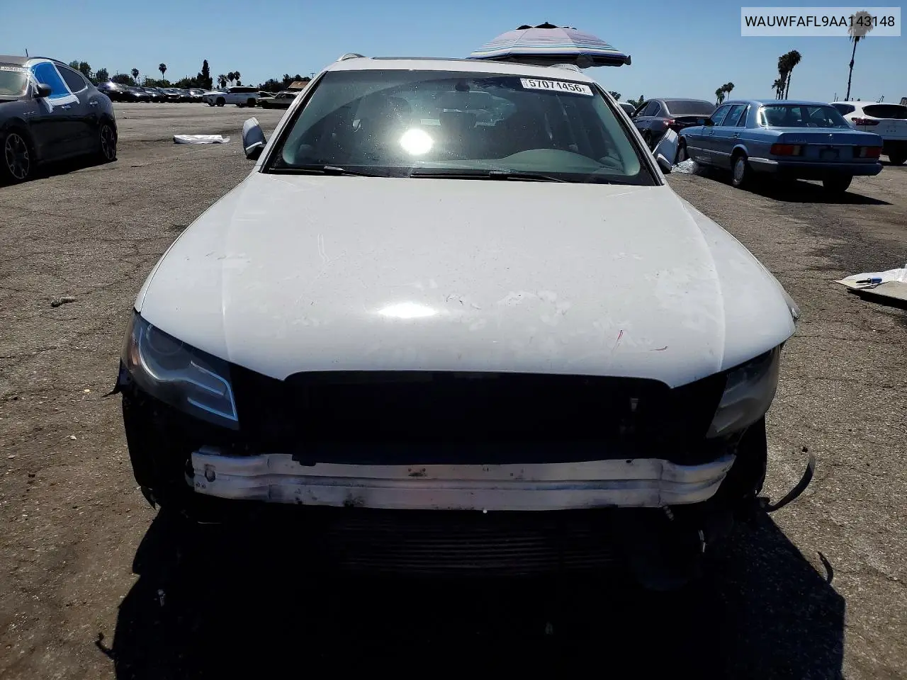 2010 Audi A4 Premium Plus VIN: WAUWFAFL9AA143148 Lot: 57074456