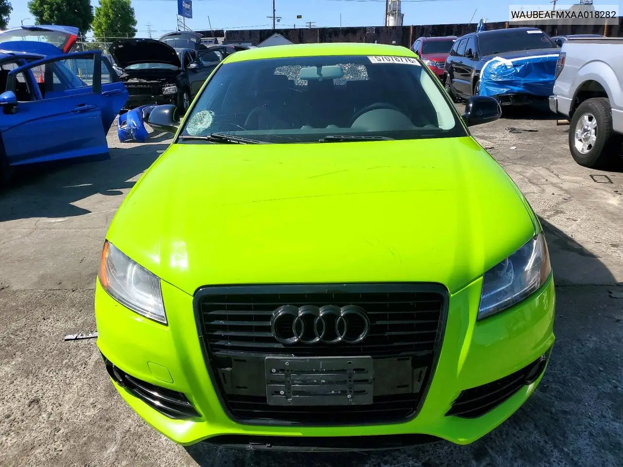 2010 Audi A3 Premium VIN: WAUBEAFMXAA018282 Lot: 57078776