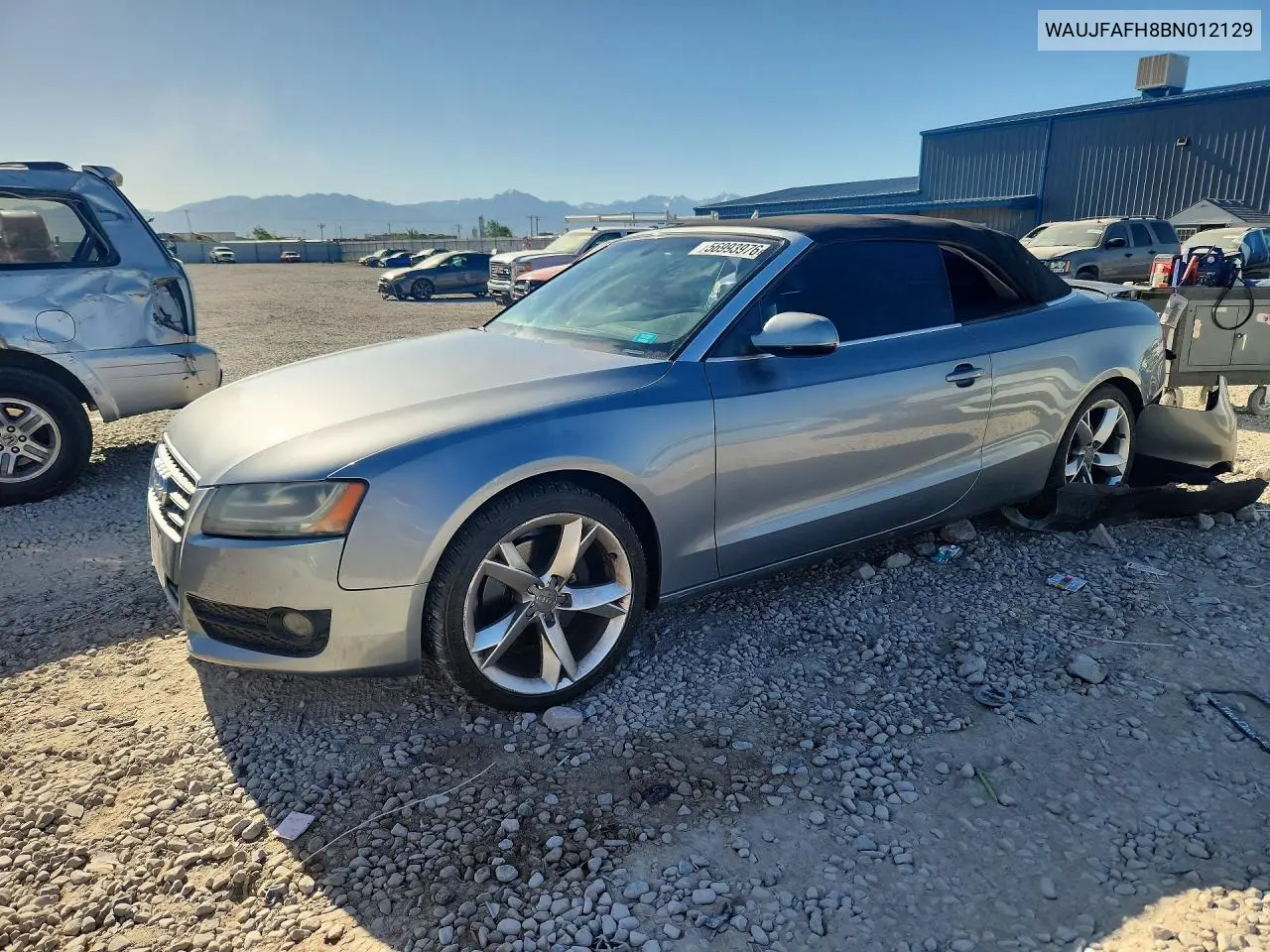 2011 Audi A5 Premium Plus VIN: WAUJFAFH8BN012129 Lot: 56993976