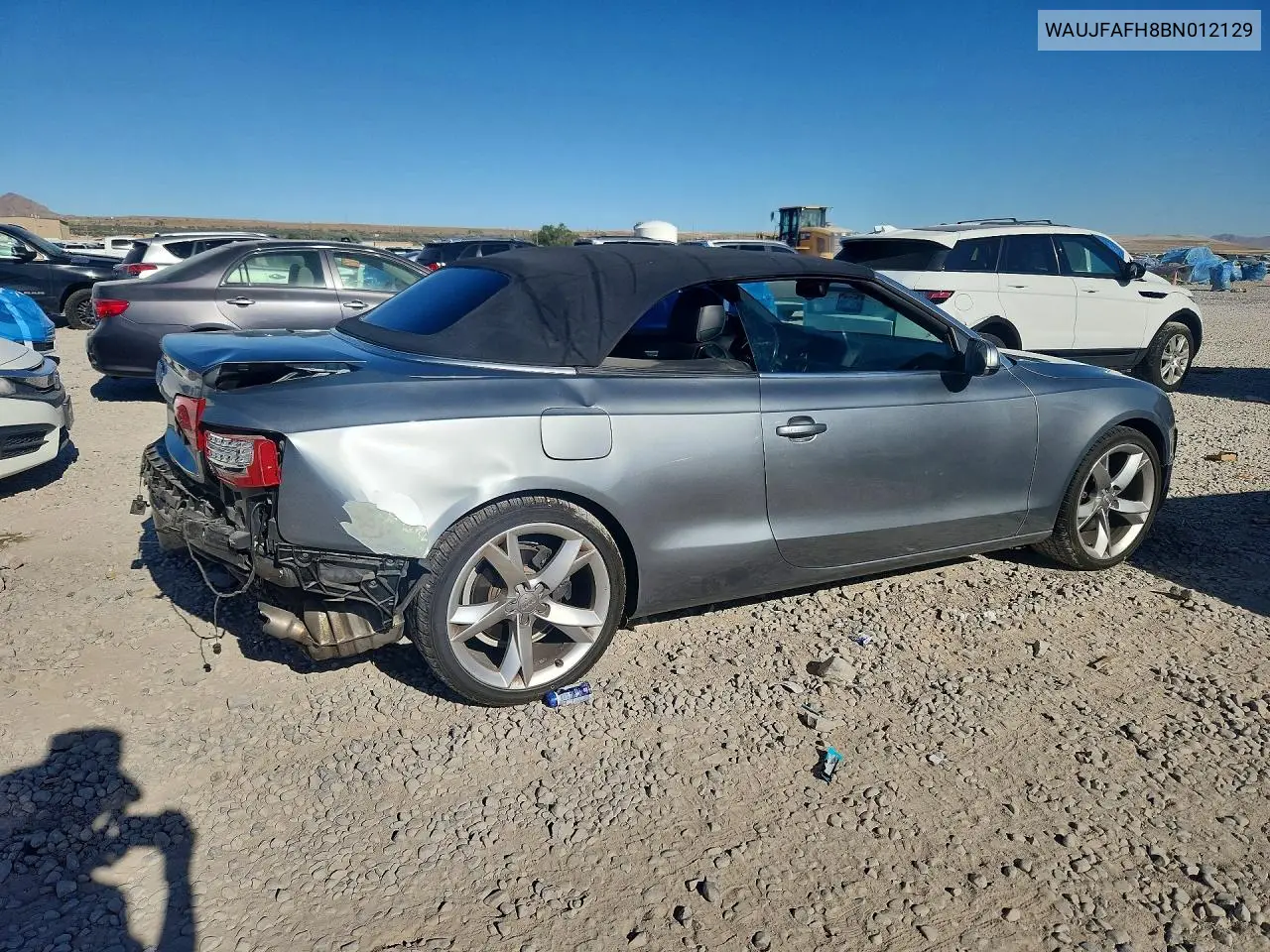 2011 Audi A5 Premium Plus VIN: WAUJFAFH8BN012129 Lot: 56993976