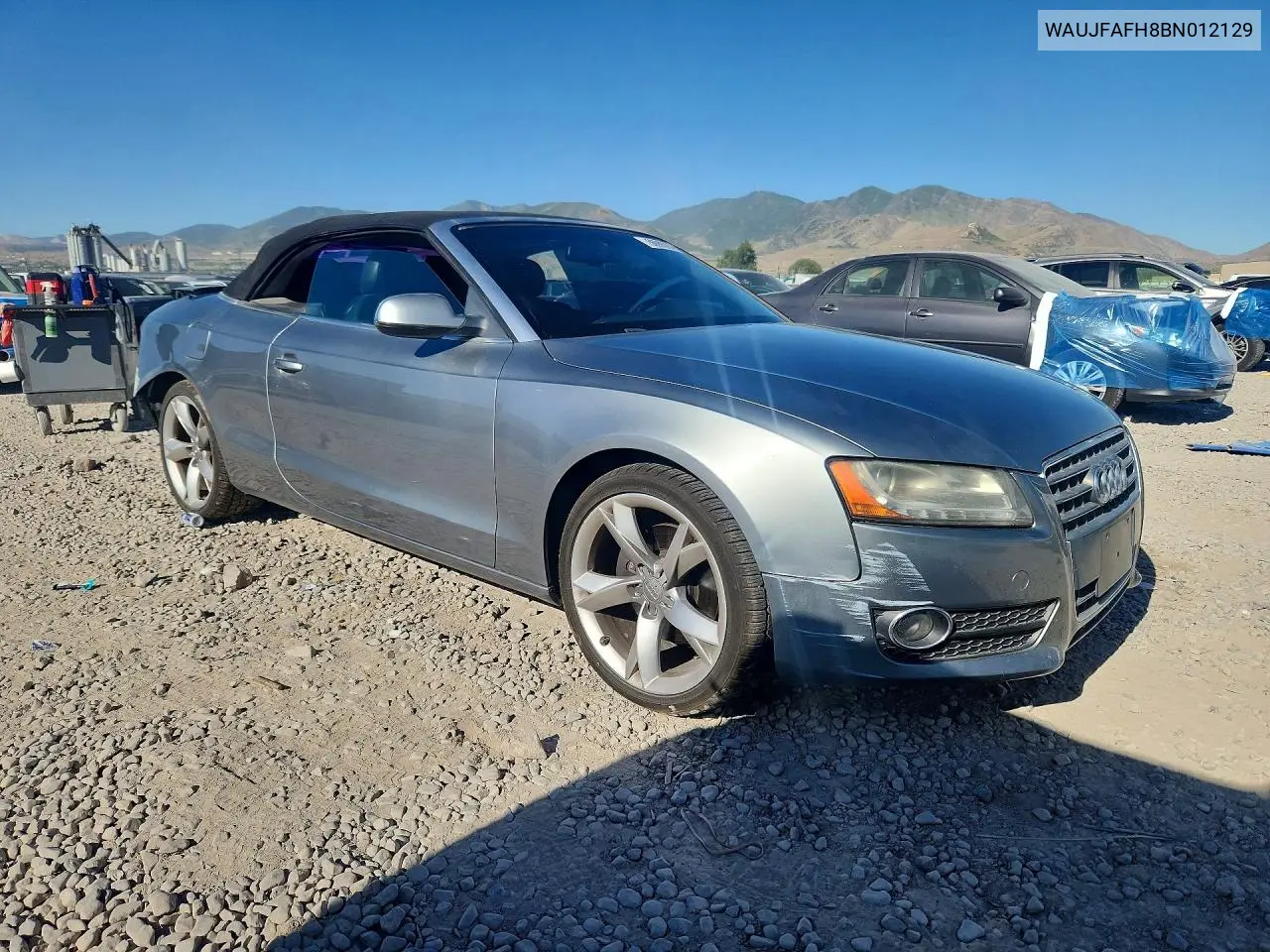 2011 Audi A5 Premium Plus VIN: WAUJFAFH8BN012129 Lot: 56993976