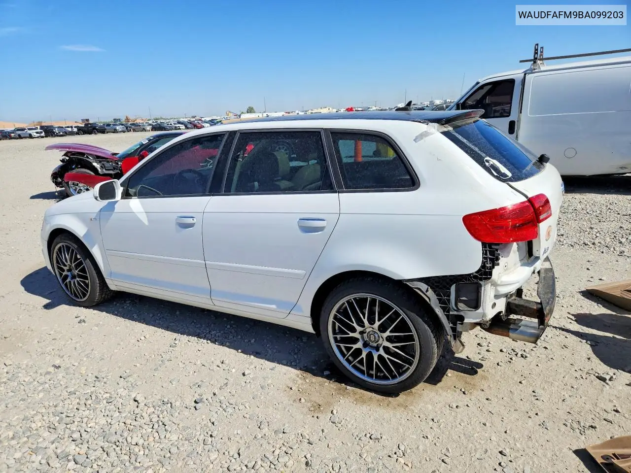 2011 Audi A3 Premium VIN: WAUDFAFM9BA099203 Lot: 57264306