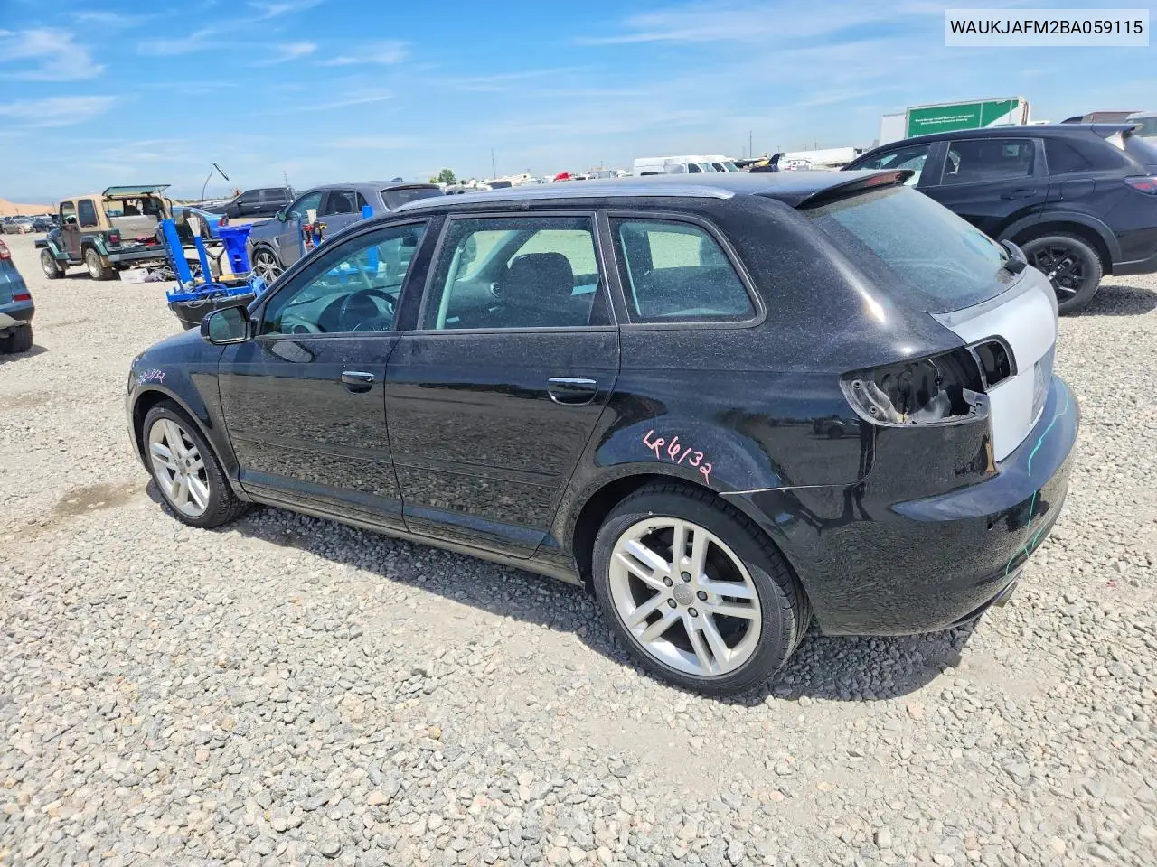 2011 Audi A3 Premium Plus VIN: WAUKJAFM2BA059115 Lot: 57346296