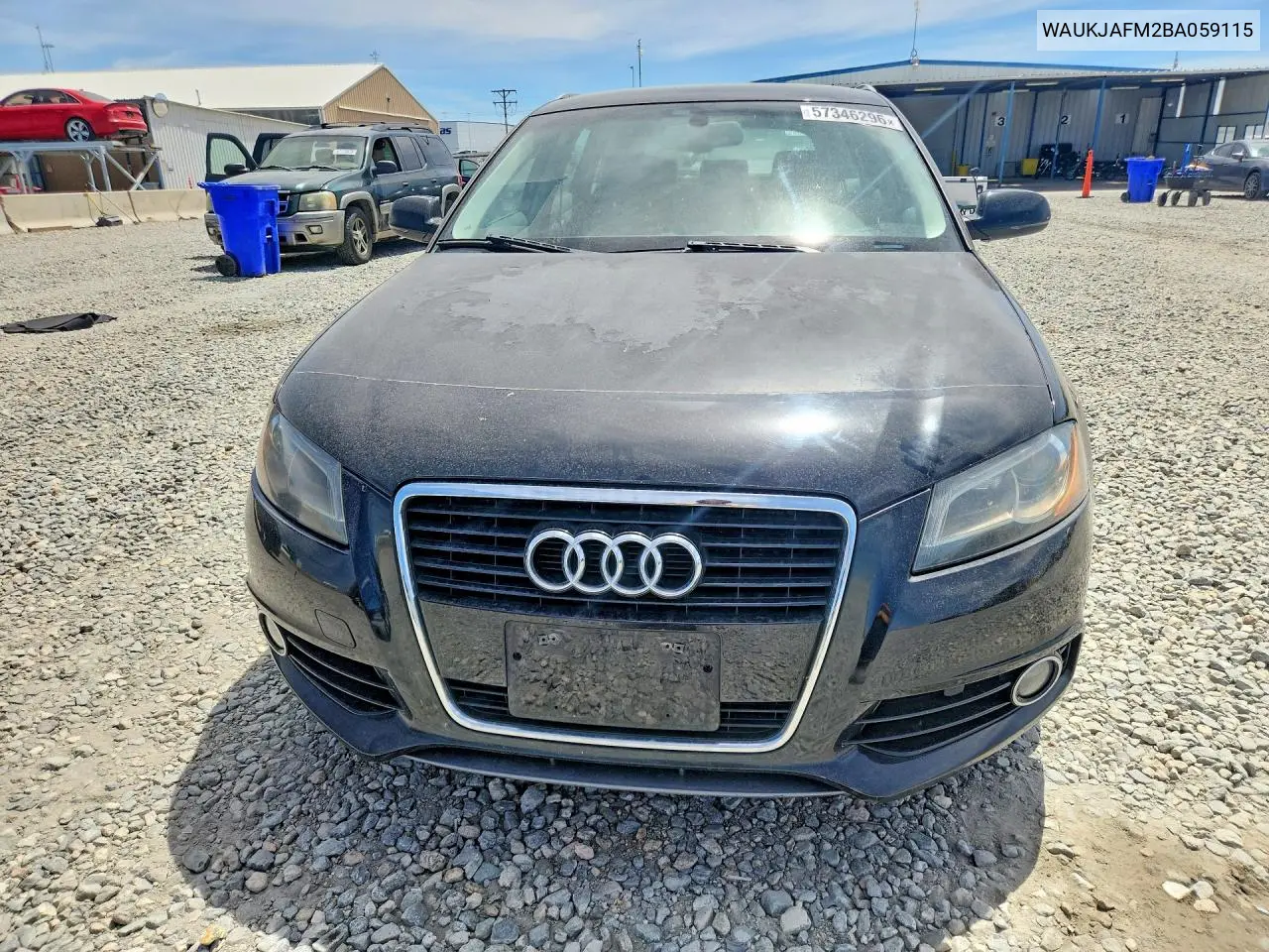 2011 Audi A3 Premium Plus VIN: WAUKJAFM2BA059115 Lot: 57346296