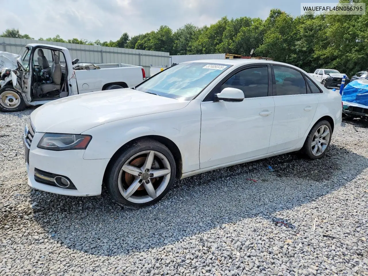 2011 Audi A4 Premium Plus VIN: WAUEFAFL4BN056795 Lot: 57409346