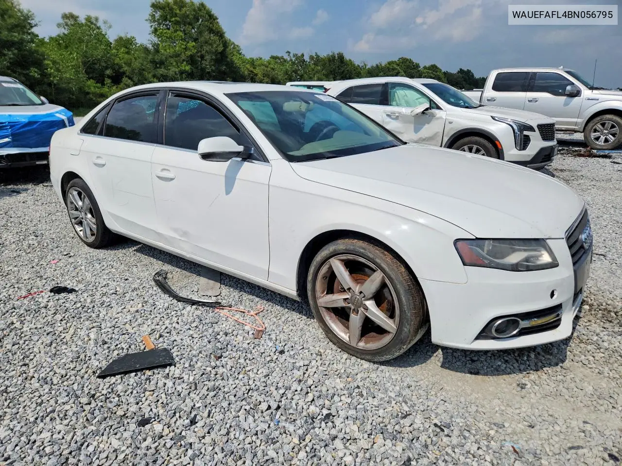 2011 Audi A4 Premium Plus VIN: WAUEFAFL4BN056795 Lot: 57409346