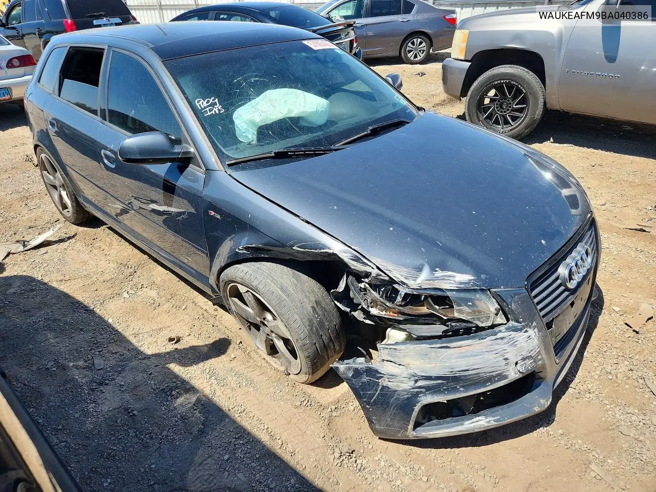2011 Audi A3 Premium Plus VIN: WAUKEAFM9BA040386 Lot: 57865426