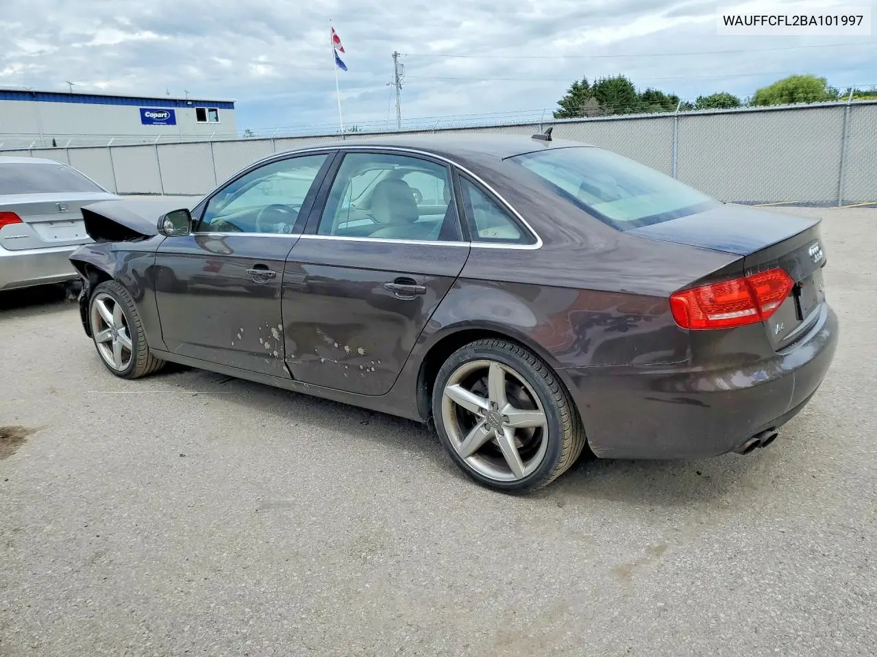 2011 Audi A4 Premium Plus VIN: WAUFFCFL2BA101997 Lot: 58024576