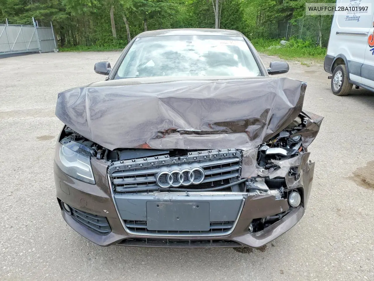 2011 Audi A4 Premium Plus VIN: WAUFFCFL2BA101997 Lot: 58024576