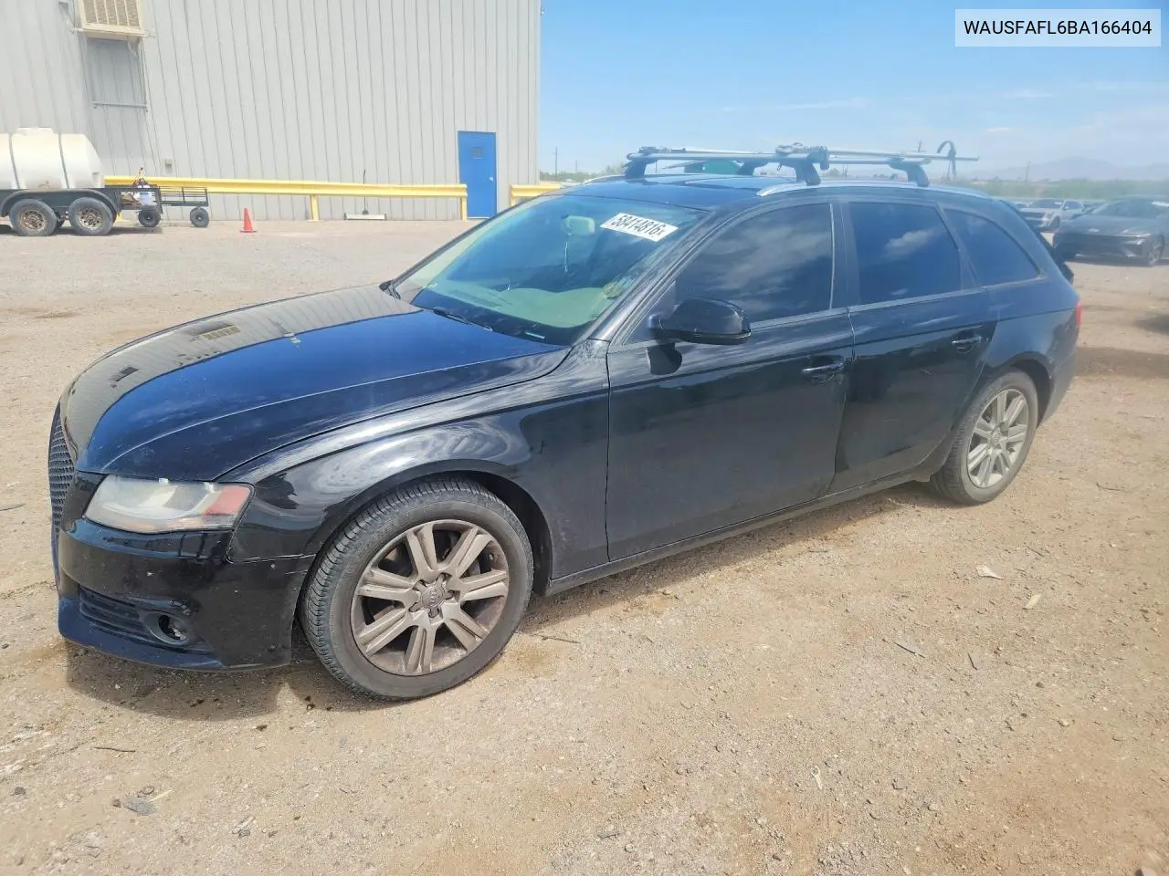 2011 Audi A4 Premium VIN: WAUSFAFL6BA166404 Lot: 58414816