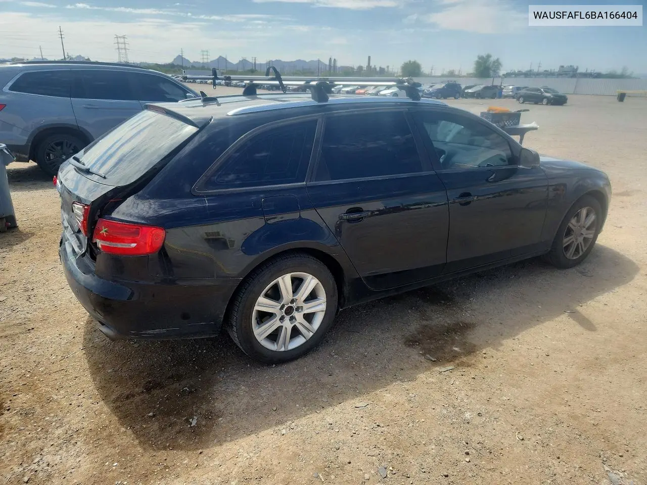 2011 Audi A4 Premium VIN: WAUSFAFL6BA166404 Lot: 58414816