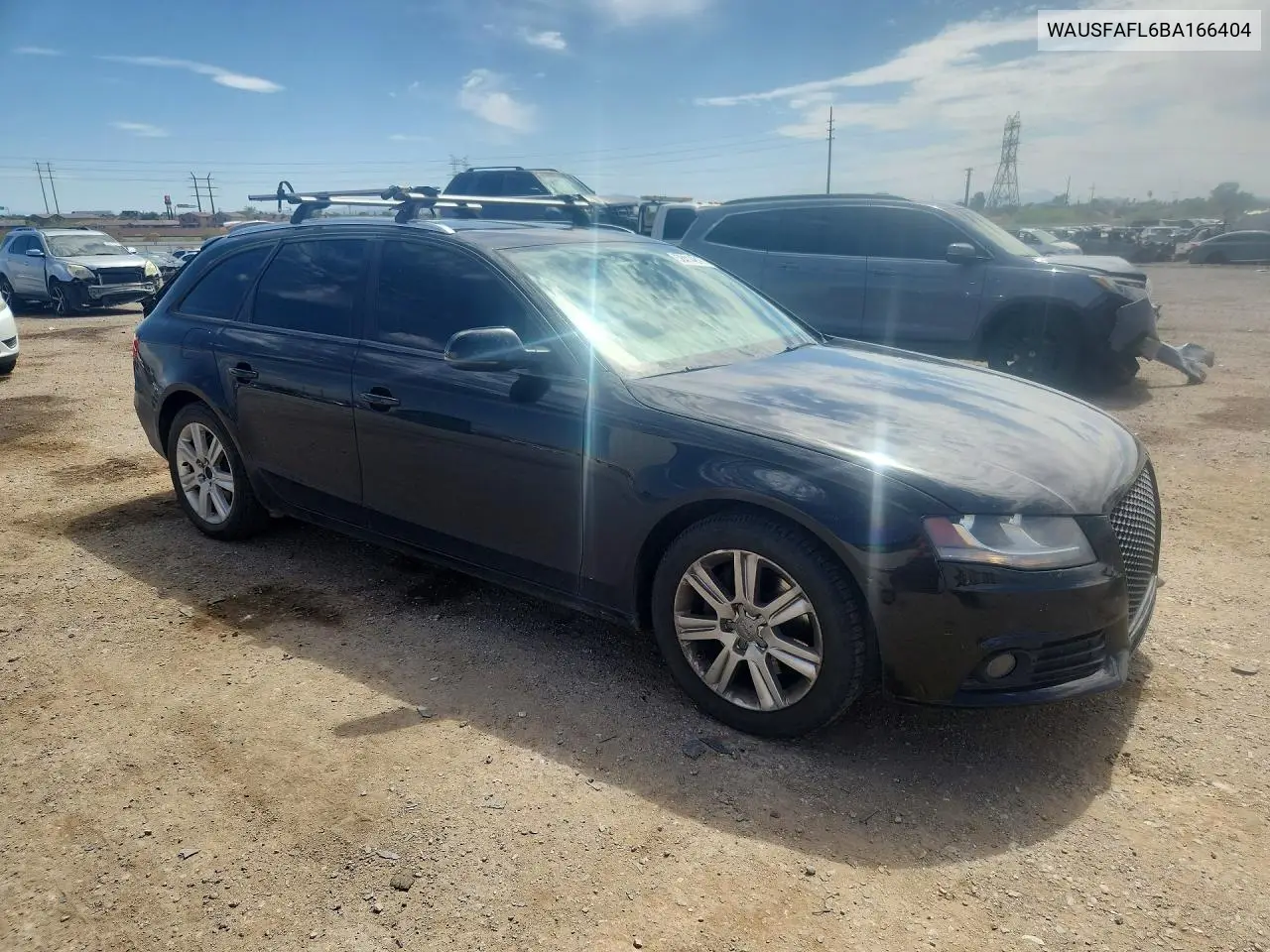 2011 Audi A4 Premium VIN: WAUSFAFL6BA166404 Lot: 58414816