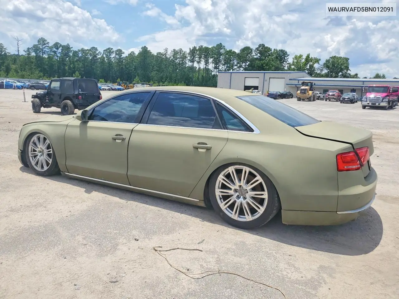 2011 Audi A8 L Quattro VIN: WAURVAFD5BN012091 Lot: 58510416