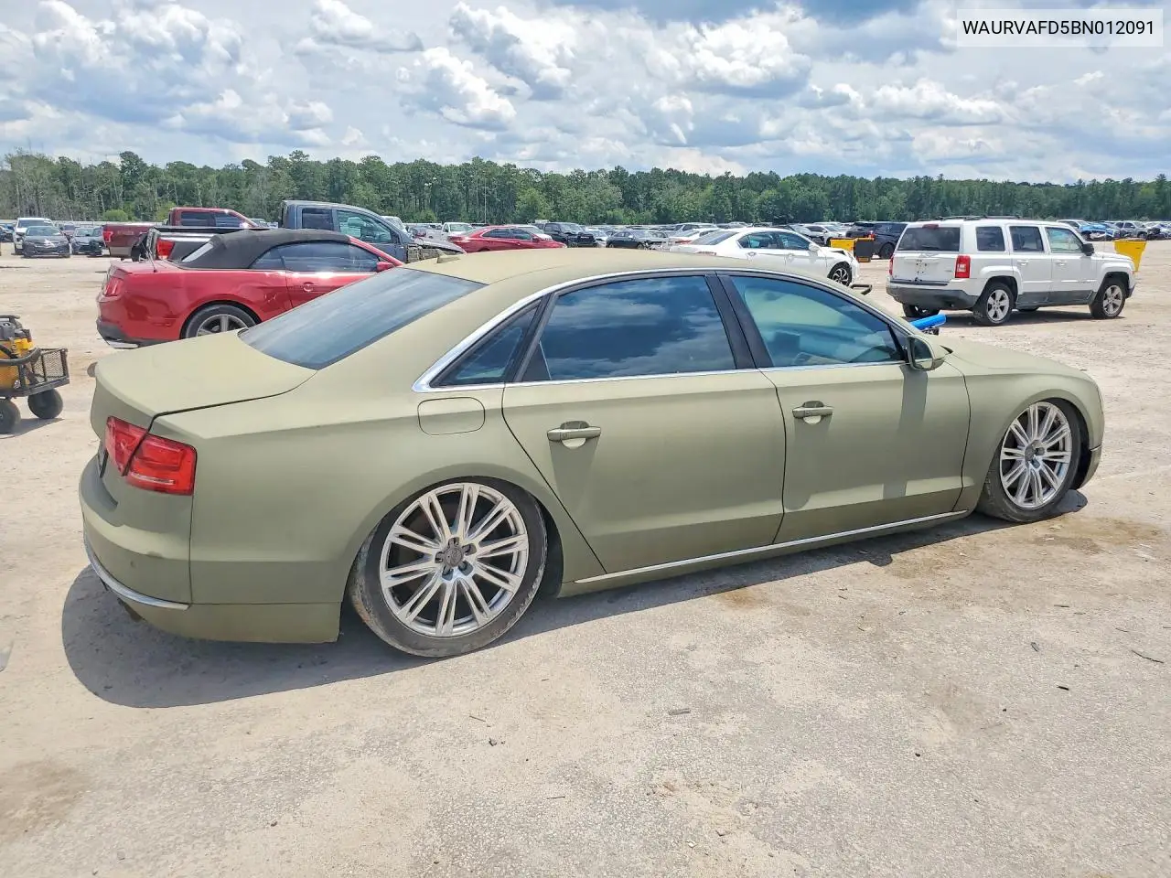 2011 Audi A8 L Quattro VIN: WAURVAFD5BN012091 Lot: 58510416