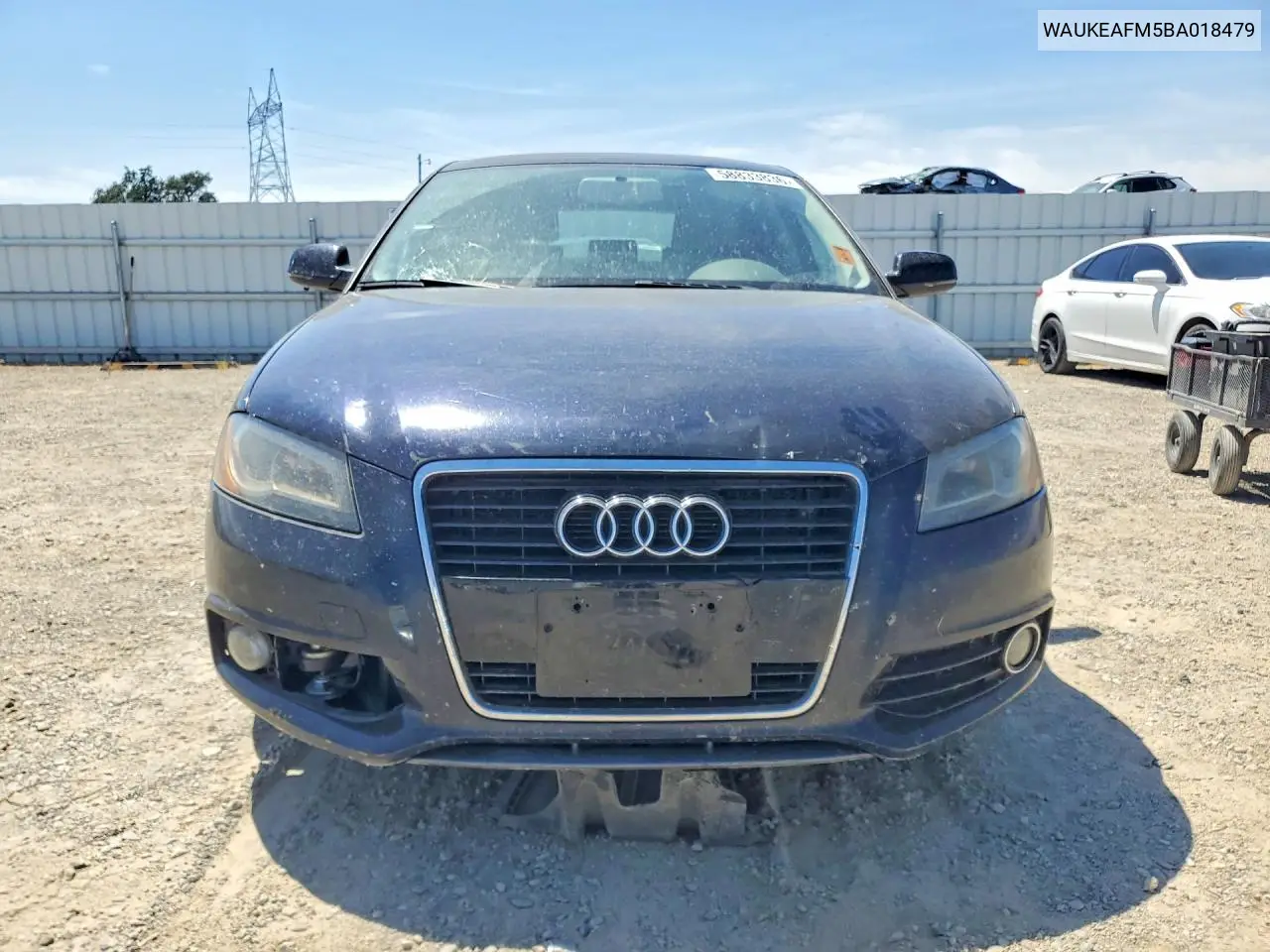 2011 Audi A3 Premium Plus VIN: WAUKEAFM5BA018479 Lot: 58833836