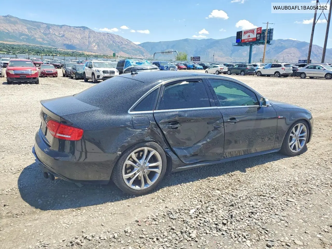 2011 Audi S4 Premium Plus VIN: WAUBGAFL1BA054252 Lot: 58919336