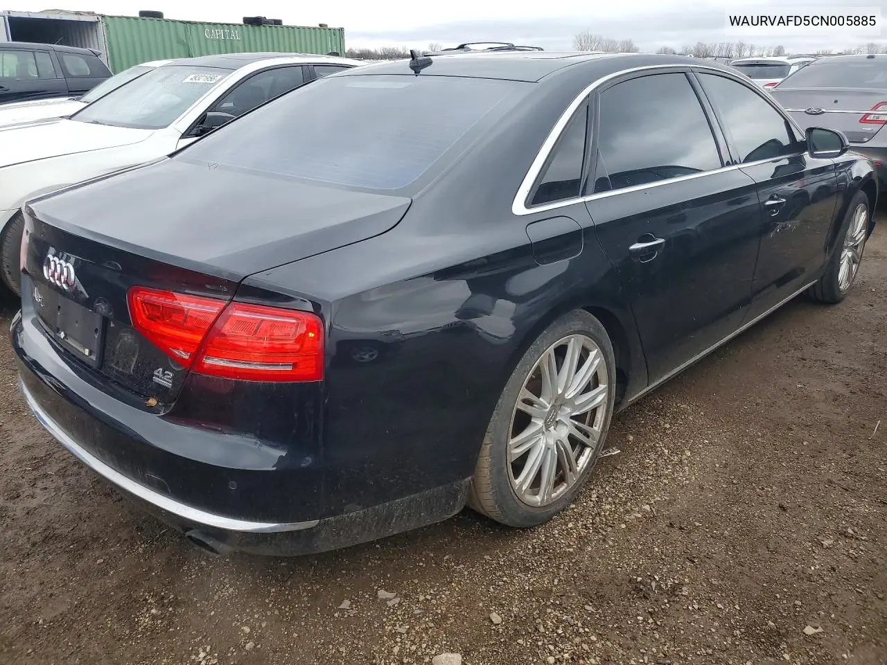 2012 Audi A8 VIN: WAURVAFD5CN005885 Lot: 49471366