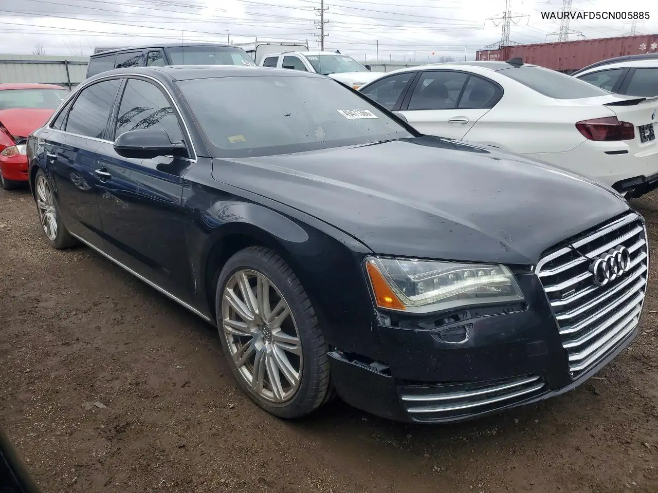 2012 Audi A8 VIN: WAURVAFD5CN005885 Lot: 49471366