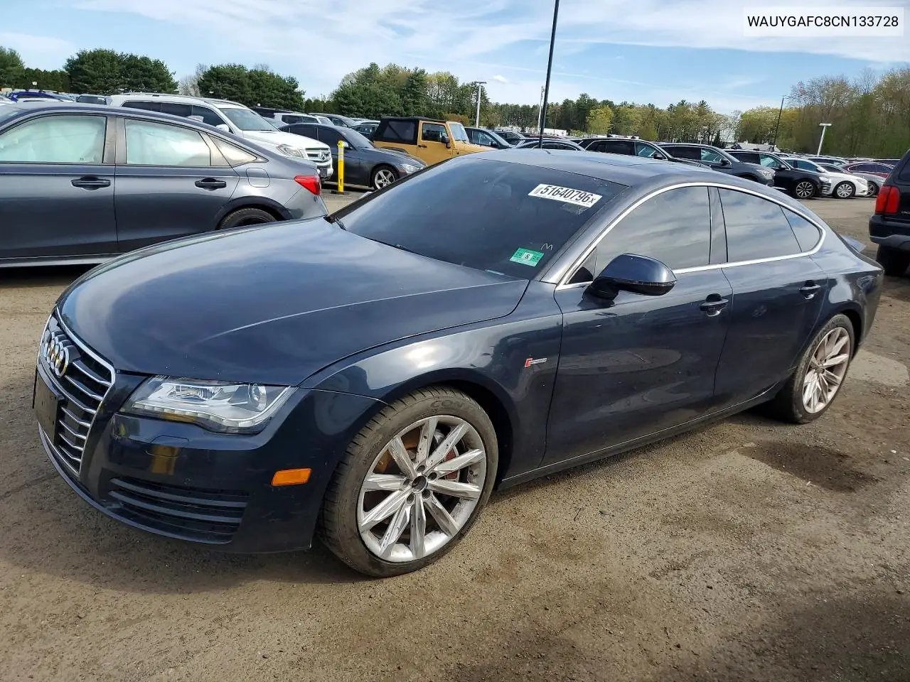 2012 Audi A7 Premium Plus VIN: WAUYGAFC8CN133728 Lot: 51640796