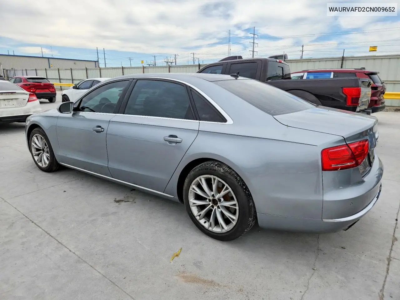 2012 Audi A8 L Quattro VIN: WAURVAFD2CN009652 Lot: 52540846