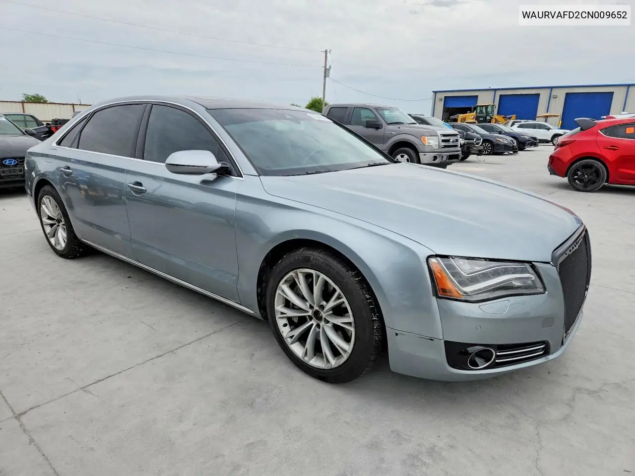 2012 Audi A8 L Quattro VIN: WAURVAFD2CN009652 Lot: 52540846