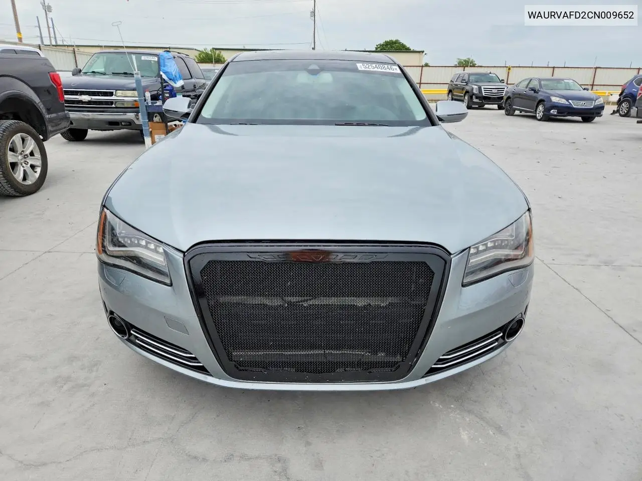 2012 Audi A8 L Quattro VIN: WAURVAFD2CN009652 Lot: 52540846