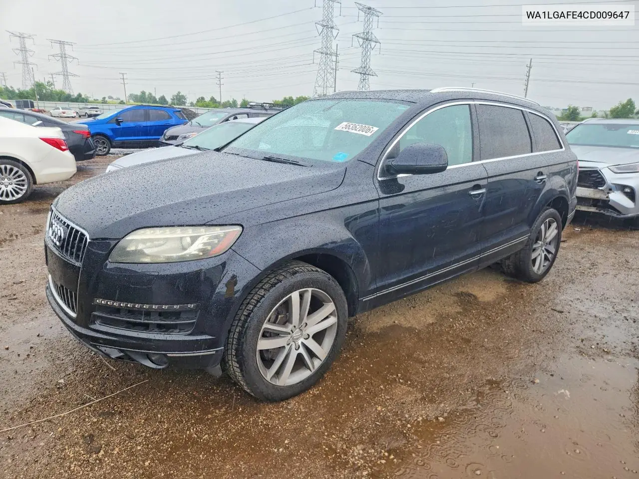 2012 Audi Q7 Premium Plus VIN: WA1LGAFE4CD009647 Lot: 56362006