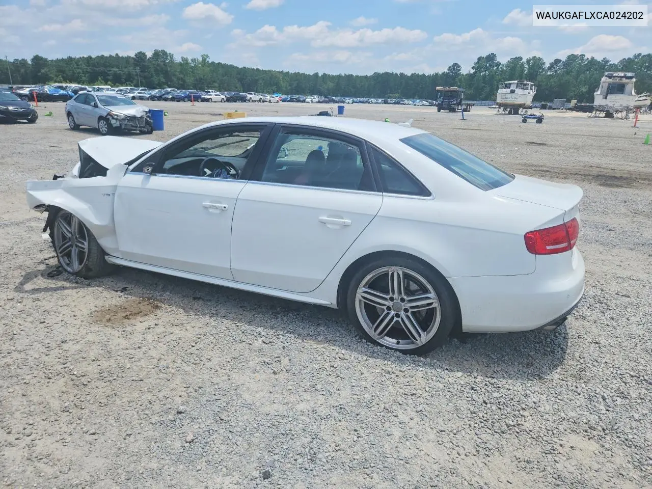 2012 Audi S4 Prestige VIN: WAUKGAFLXCA024202 Lot: 57059546