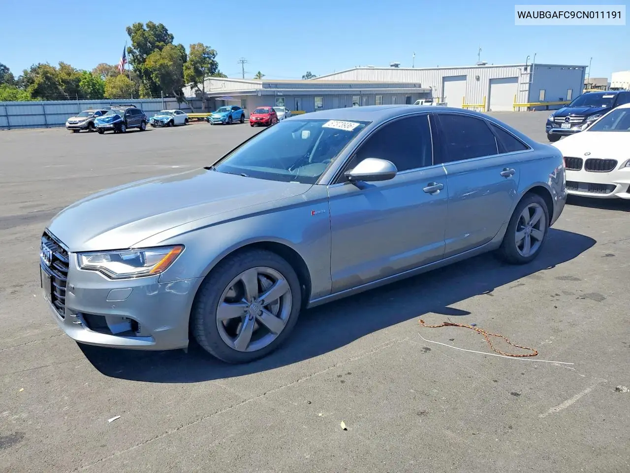2012 Audi A6 VIN: WAUBGAFC9CN011191 Lot: 57373936