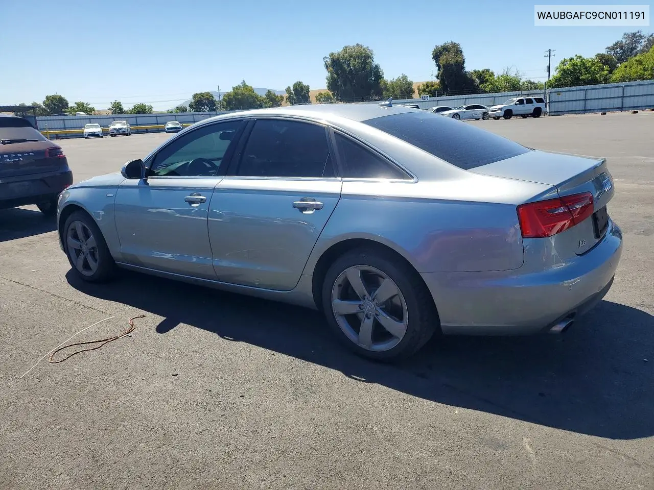 2012 Audi A6 VIN: WAUBGAFC9CN011191 Lot: 57373936