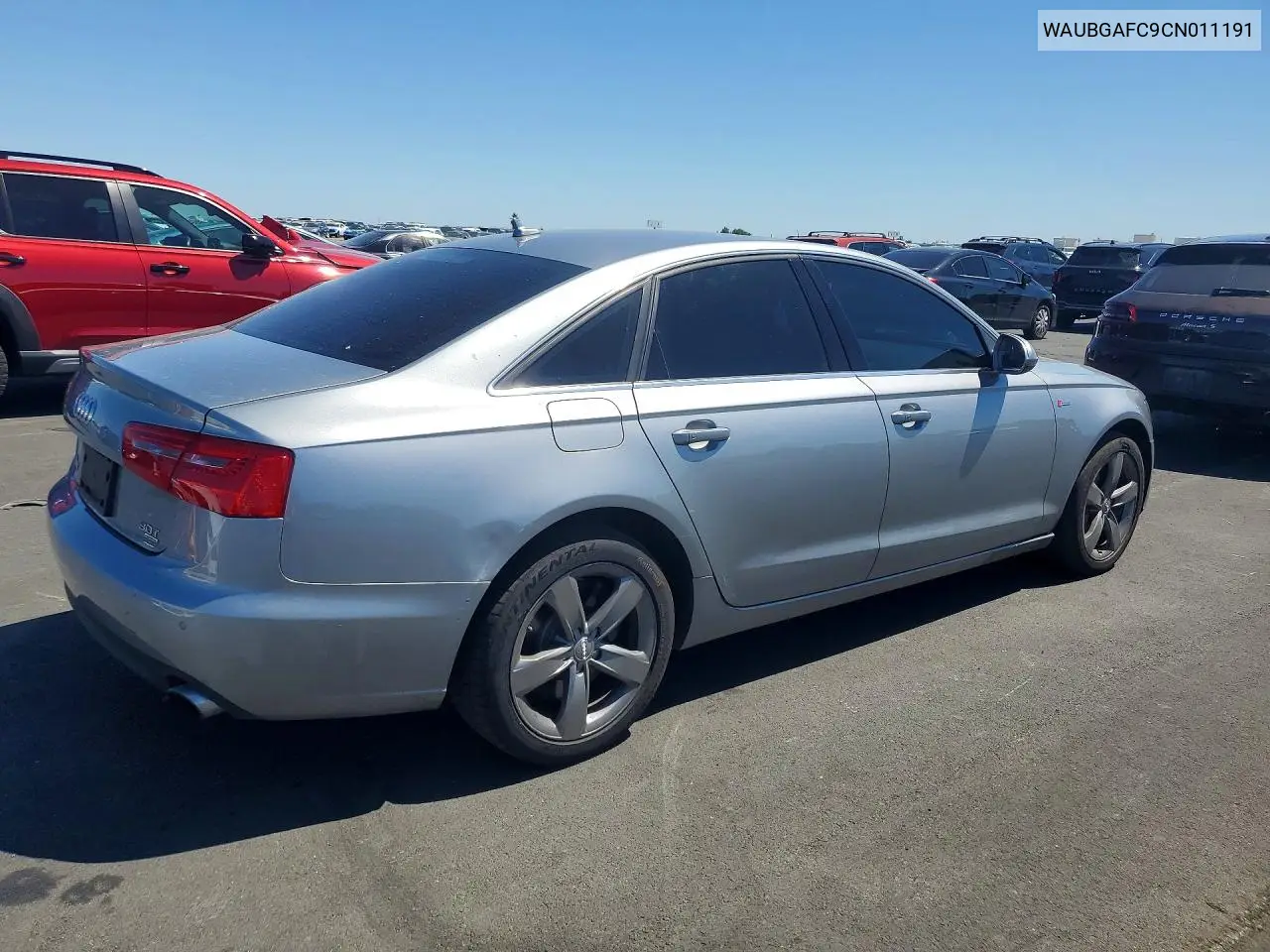 2012 Audi A6 VIN: WAUBGAFC9CN011191 Lot: 57373936
