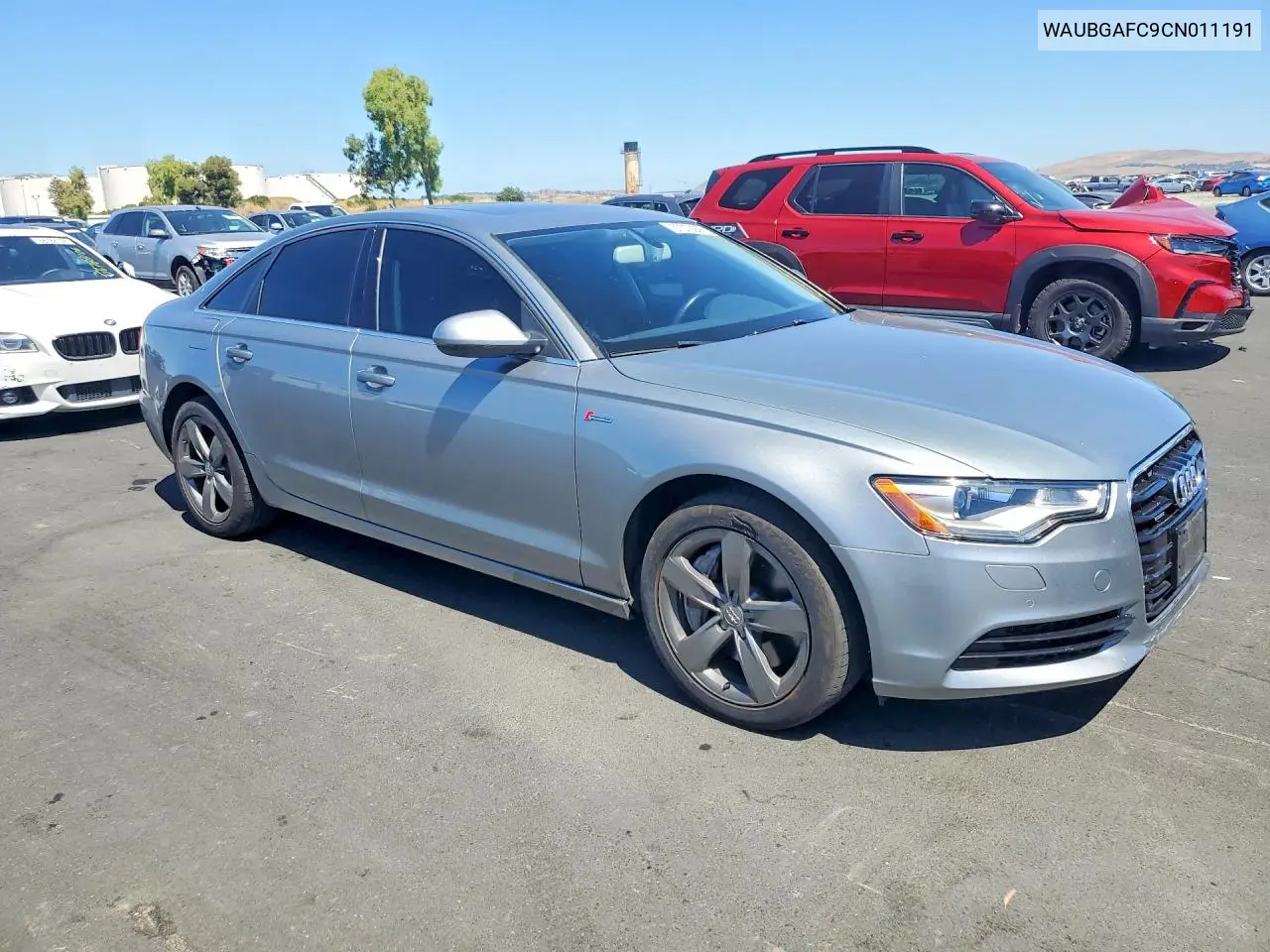 2012 Audi A6 VIN: WAUBGAFC9CN011191 Lot: 57373936