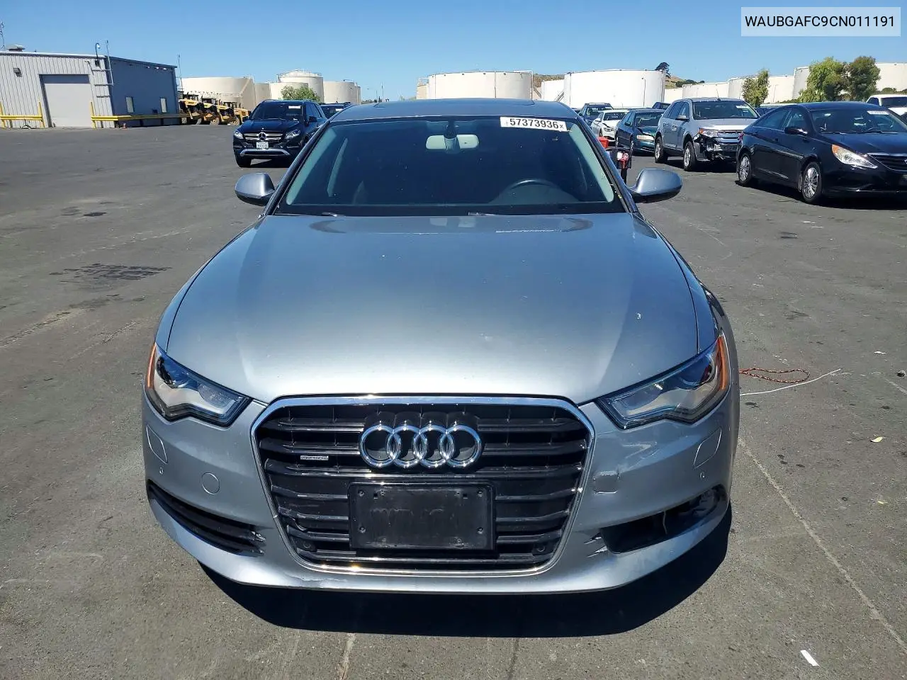 2012 Audi A6 VIN: WAUBGAFC9CN011191 Lot: 57373936