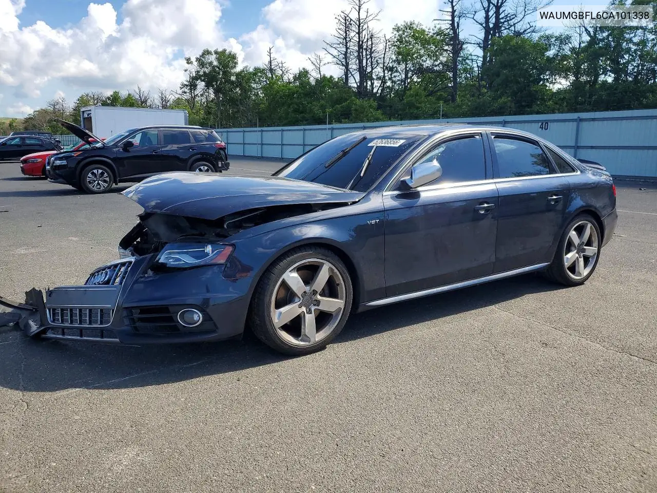 2012 Audi S4 Prestige VIN: WAUMGBFL6CA101338 Lot: 57636856
