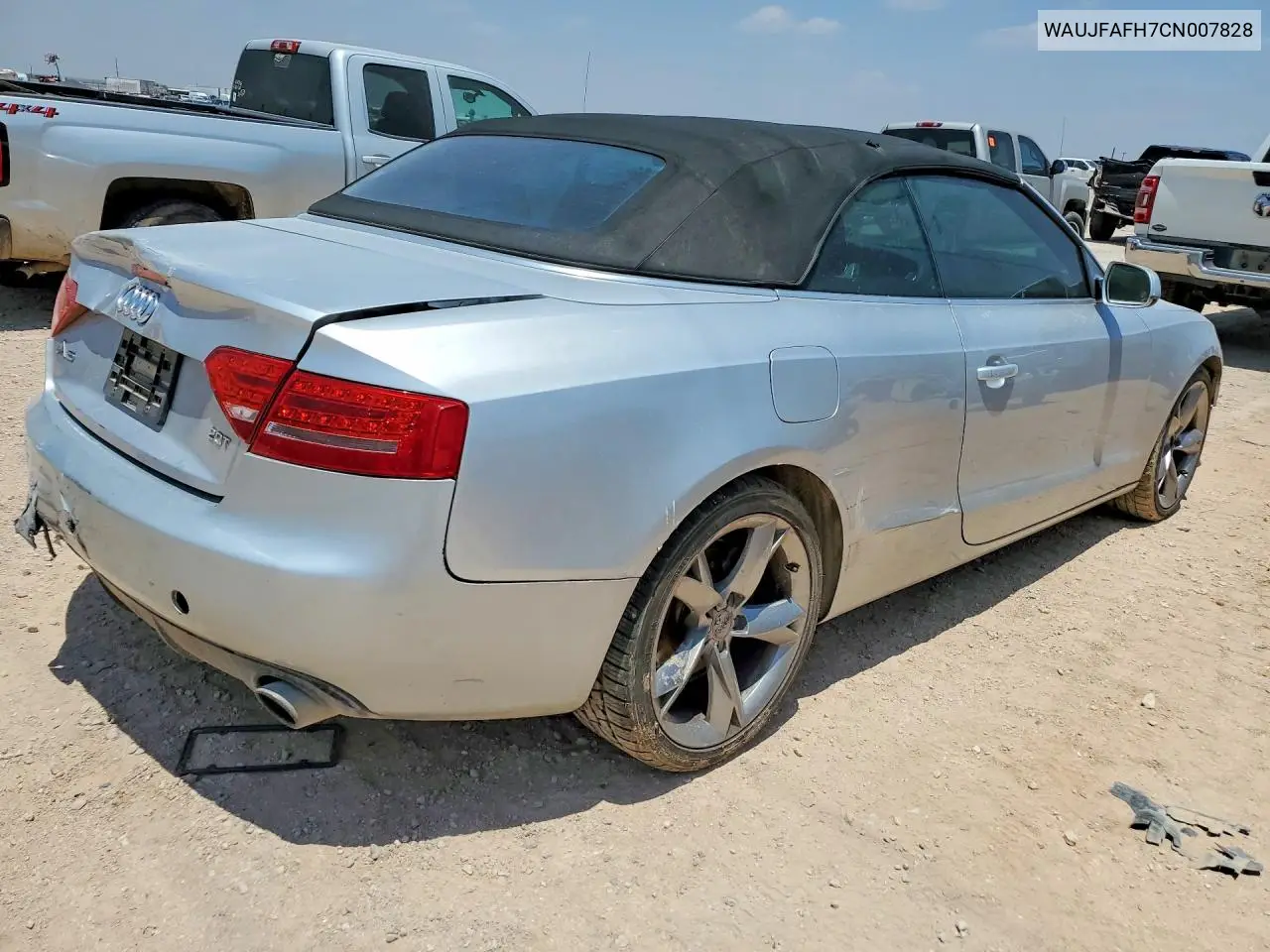 2012 Audi A5 Premium Plus VIN: WAUJFAFH7CN007828 Lot: 58371286