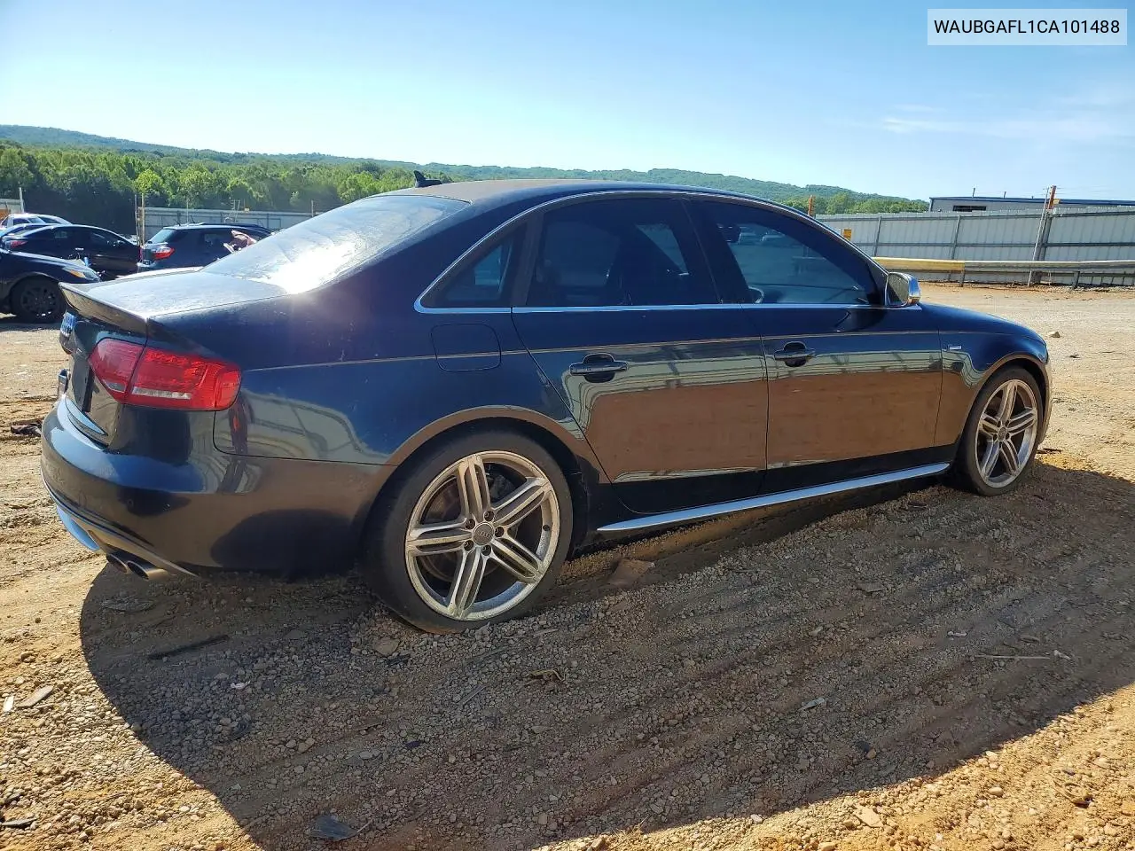 2012 Audi S4 Premium Plus VIN: WAUBGAFL1CA101488 Lot: 58484276